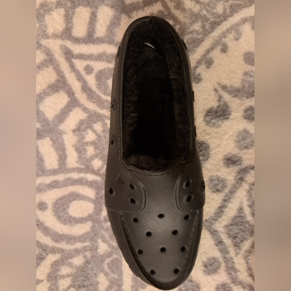 Black Sperry cozy boat shoes - Picture 3 of 4